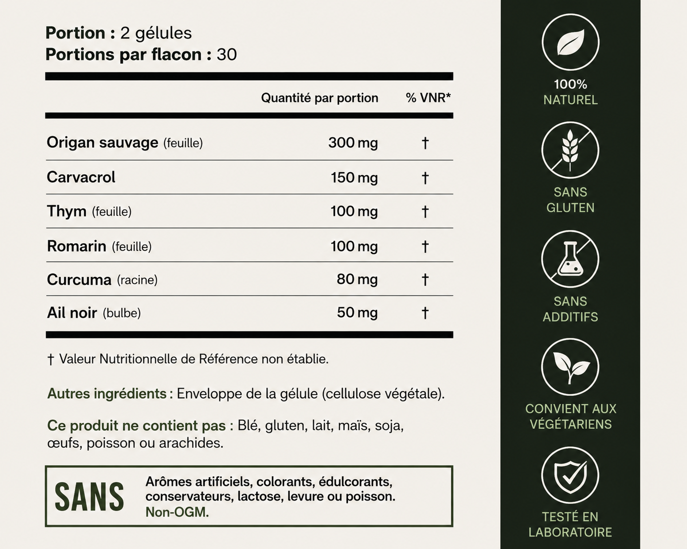 ARVORIA™ Huile d'Origan Gélules